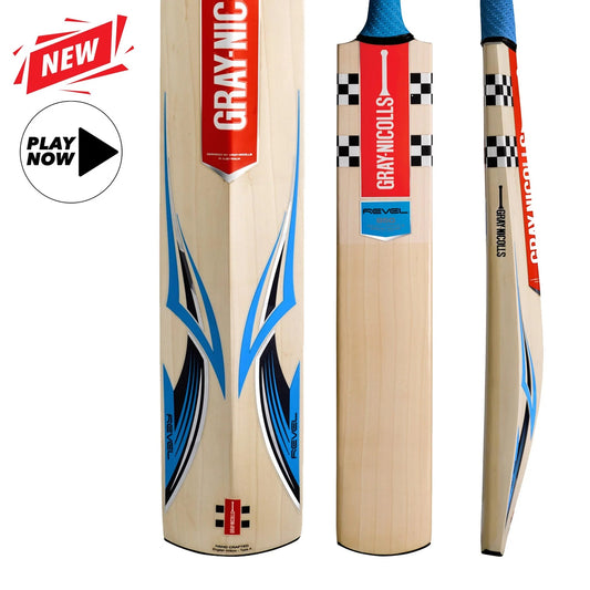 GRAY-NICOLLS GN Revel 850 Play Now Grade 2 English Willow Cricket Bat - Short Handle