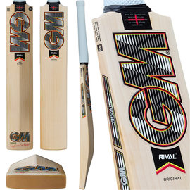 GUNN & MOORE GM Rival Original L555 Grade 1 English Willow Cricket Bat '26/27 - Adult