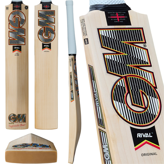 GUNN & MOORE GM Rival Original L555 Grade 1 English Willow Cricket Bat '26/27 - Adult