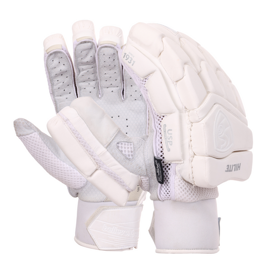 SG Hilite Batting Gloves White '24 - Adult