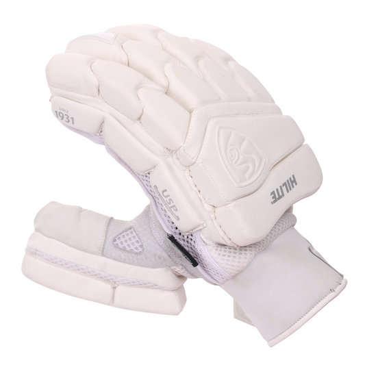 SG Hilite Batting Gloves White '24 - Adult