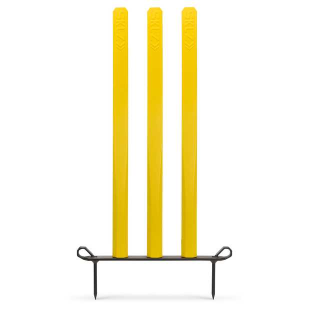 SKLZ Cricket Stumps Flexi-Set - 3 Stumps with Ground Spike