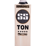 SS TON Retro 5 Star Grade 2 English Willow Cricket Bat '25 - Short Handle