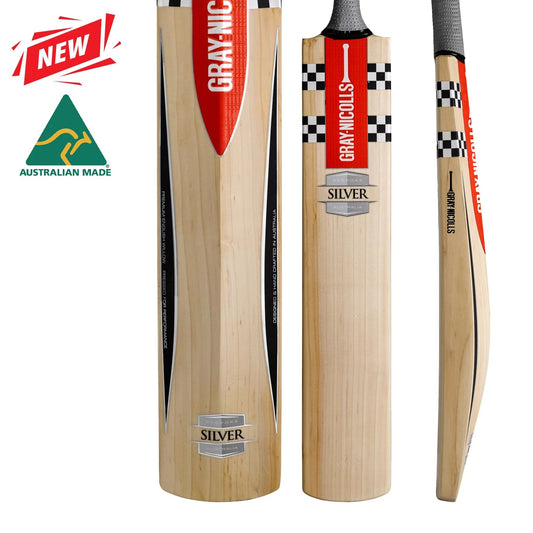 GRAY-NICOLLS GN Silver Players Grade English Willow Cricket Bat '24 - Short Handle