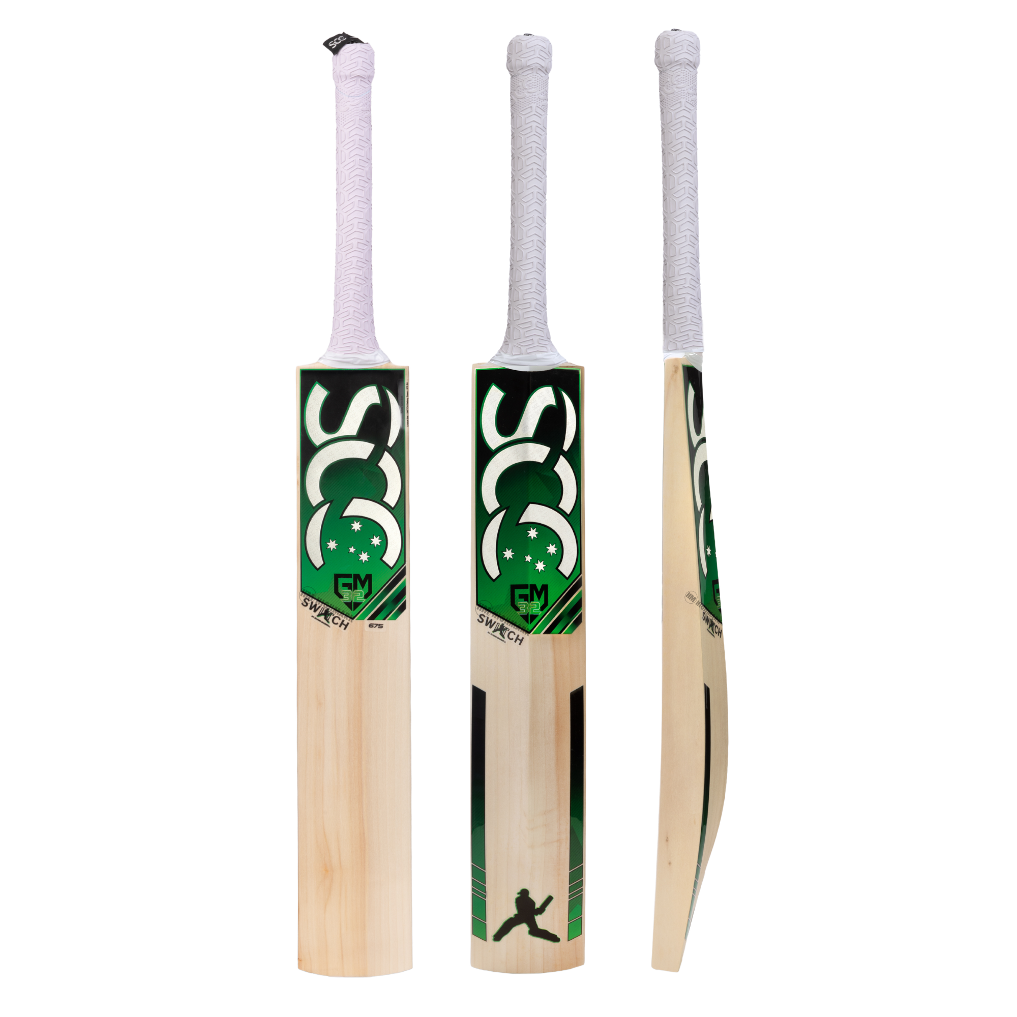 SCC Switch 675 Galaxy Green English Willow Cricket Bat '26/27 - Junior