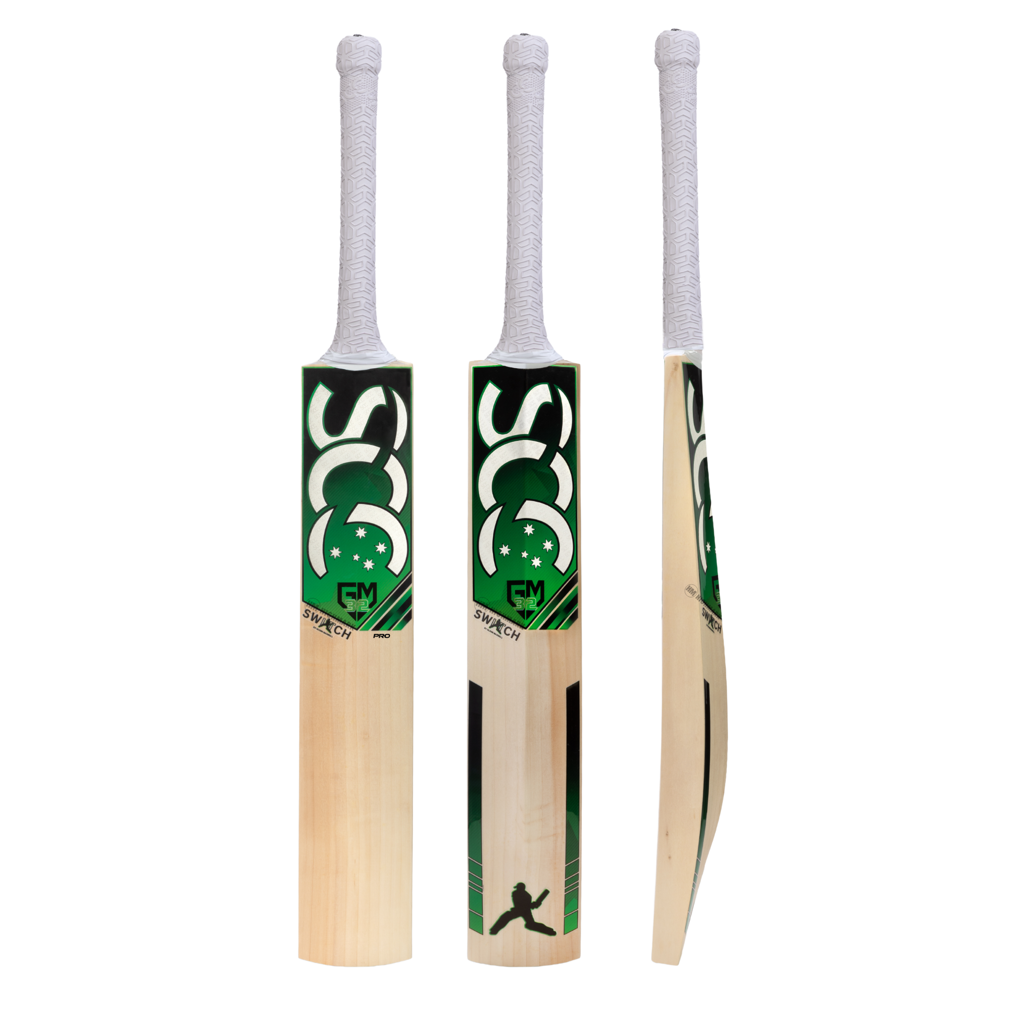 SCC Switch Pro Galaxy Green English Willow Cricket Bat '26/27 - Adult