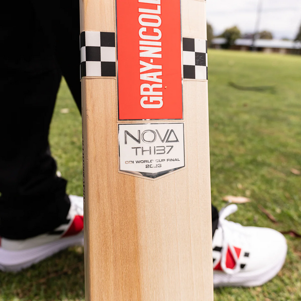 GRAY-NICOLLS GN Travis Head TH137 Nova Limited Edition Grade 1 English Willow Cricket Bat - Short Handle