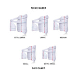 MOONWALKR 2.0 - Combo Thigh Guard - White [Sizes X Small - X Large]