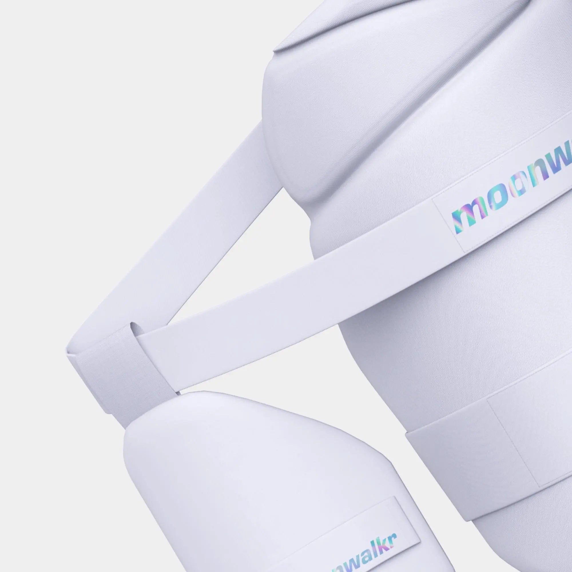 MOONWALKR 2.0 - Combo Thigh Guard - White [Sizes X Small - X Large]