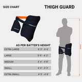 MOONWALKR 2.0 - Combo Thigh Guard - Blue [Sizes X Small - X Large]