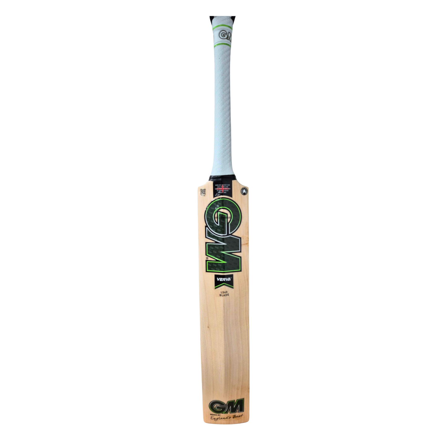 GUNN & MOORE GM Verva 606 L540 Grade 3 English Willow Cricket Bat - Senior Short Blade