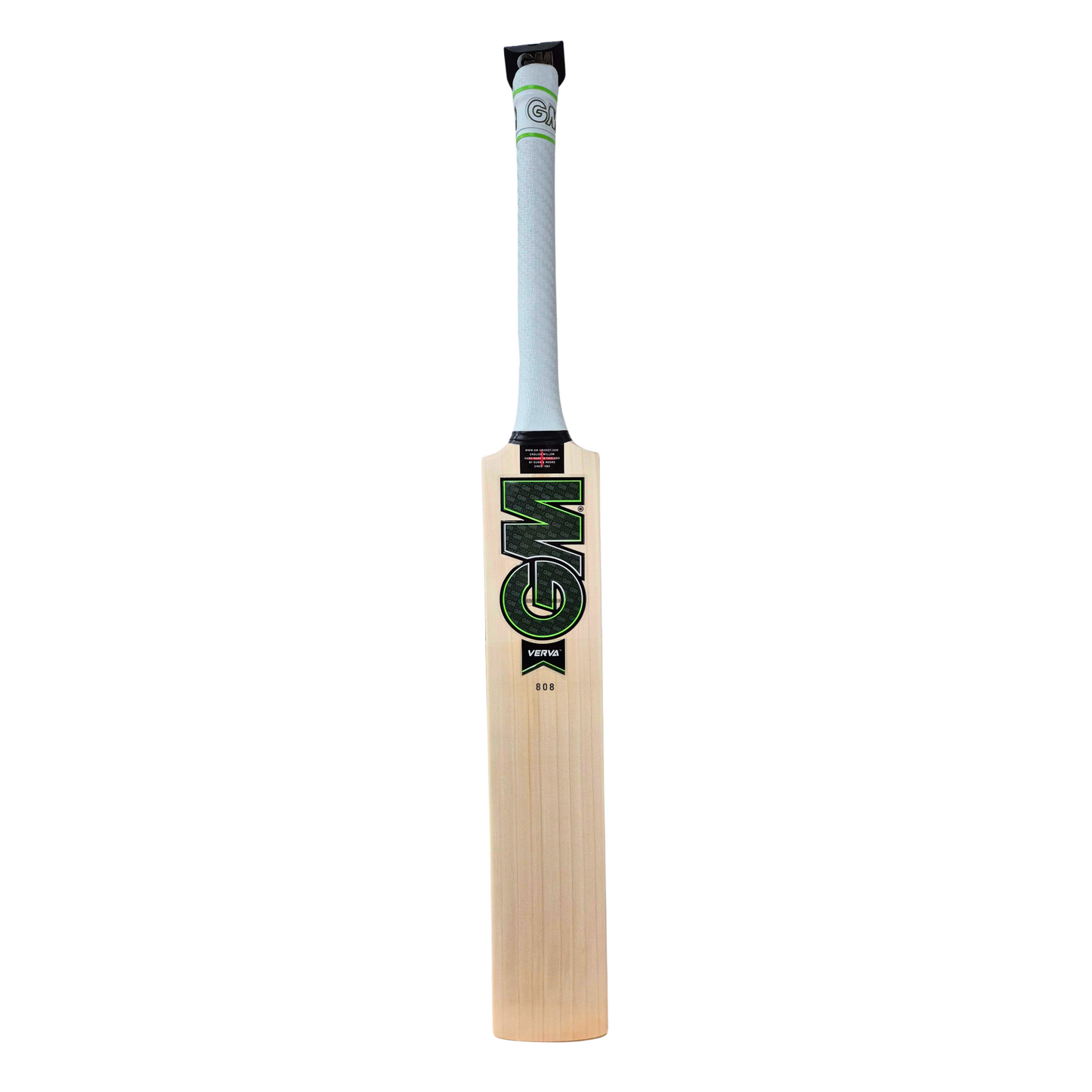 GUNN & MOORE GM Verva 808 L540 Grade 2 English Willow Cricket Bat - Senior Short Blade