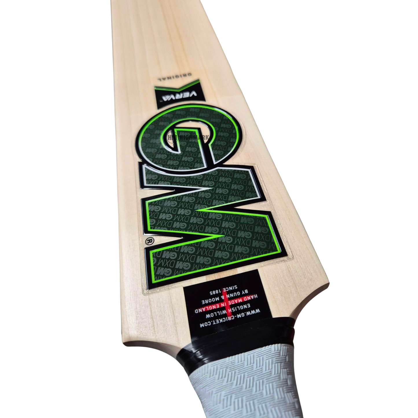 GUNN & MOORE GM Verva Original L540 Grade 1 English Willow Cricket Bat - Senior Short Blade