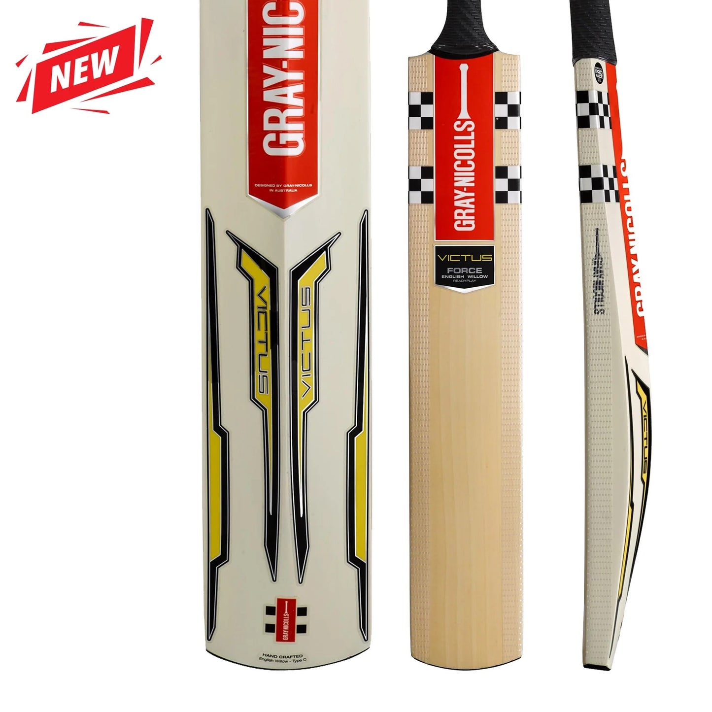 >> GRAY-NICOLLS GN Victus Force Ready Play English Willow Cricket Bat '24/25 [Sizes 2 - 3]