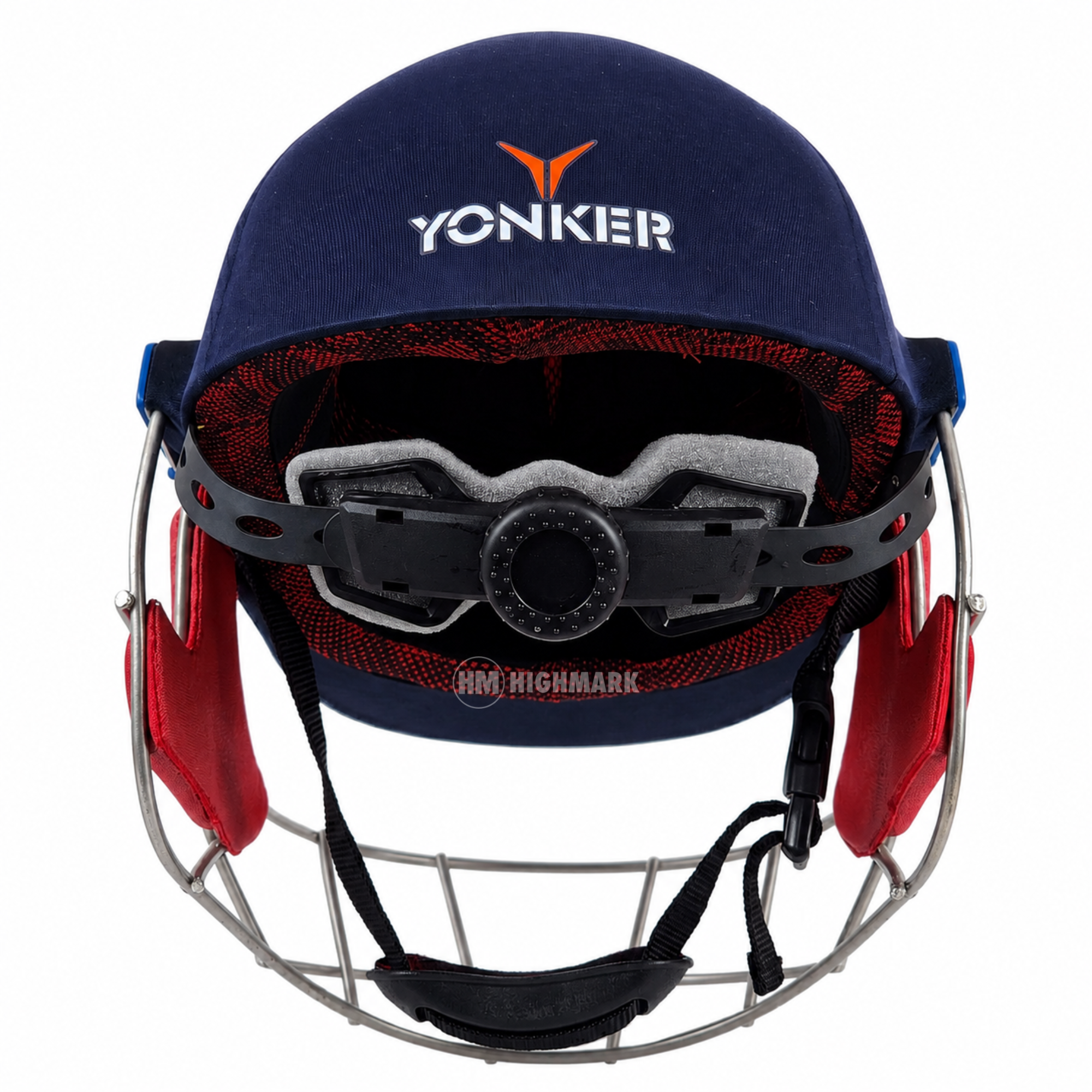 YONKER Test Series Club Titanium  Cricket Helmet with Adjuster Dial - Senior