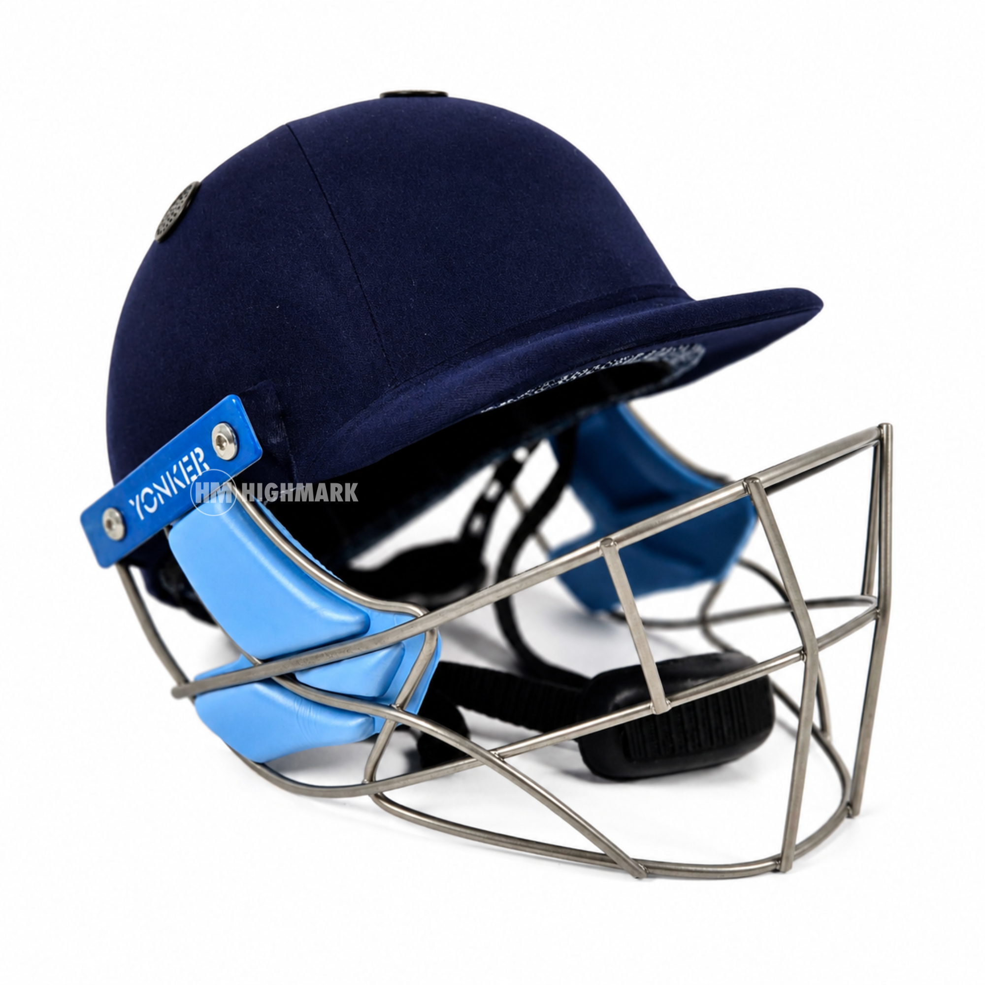 YONKER Test Series Club Titanium  Cricket Helmet with Adjuster Dial - Junior