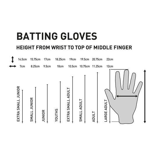 GUNN & MOORE GM 505 Batting Gloves '23 - Adult