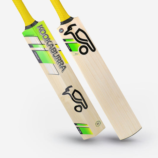 KOOKABURRA Kahuna Pro 1.0 Grade 2 English Willow Cricket Bat '24 - Short Handle