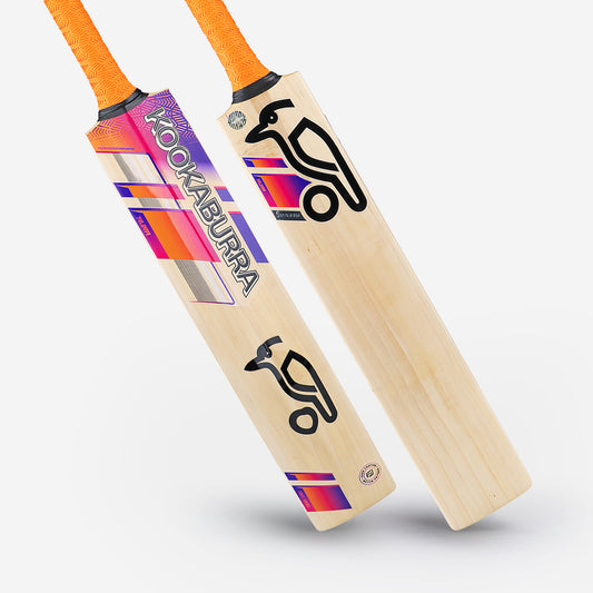 KOOKABURRA Aura Pro Players Grade 1 English Willow Cricket Bat '24 - Short Blade