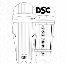 DSC Blak Junior Ambidextrous Batting Leg Guards'25/26 [Sizes 2X Small Junior - Small Junior]