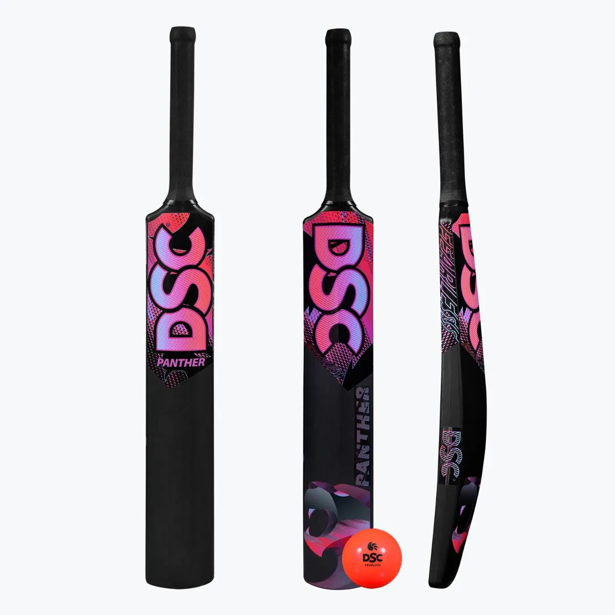 DSC Panther Plastic Cricket Bat with Wind Ball - Junior [Sizes 2 - 6]