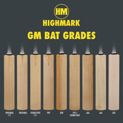 GUNN & MOORE GM Diamond 808 DXM L540 Grade 2 English Willow Cricket Bat - Short Handle