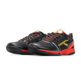 HUNDRED Blast Badminton Shoes - Black/Red/Gold
