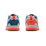 HUNDRED Blast Badminton Shoes - White/Turquoise/Orange