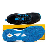 HUNDRED Raze Badminton Shoes - Black/Blue