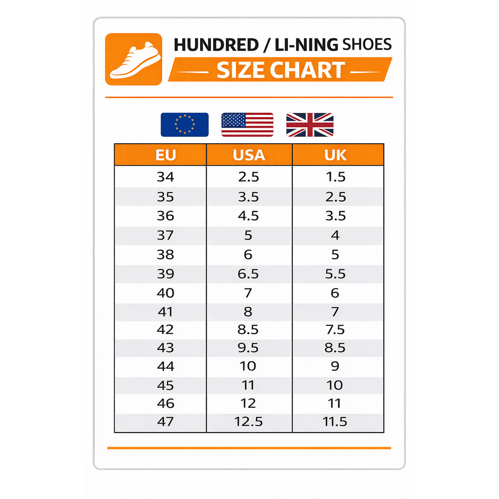 HUNDRED Blast Badminton Shoes - White/Turquoise/Orange