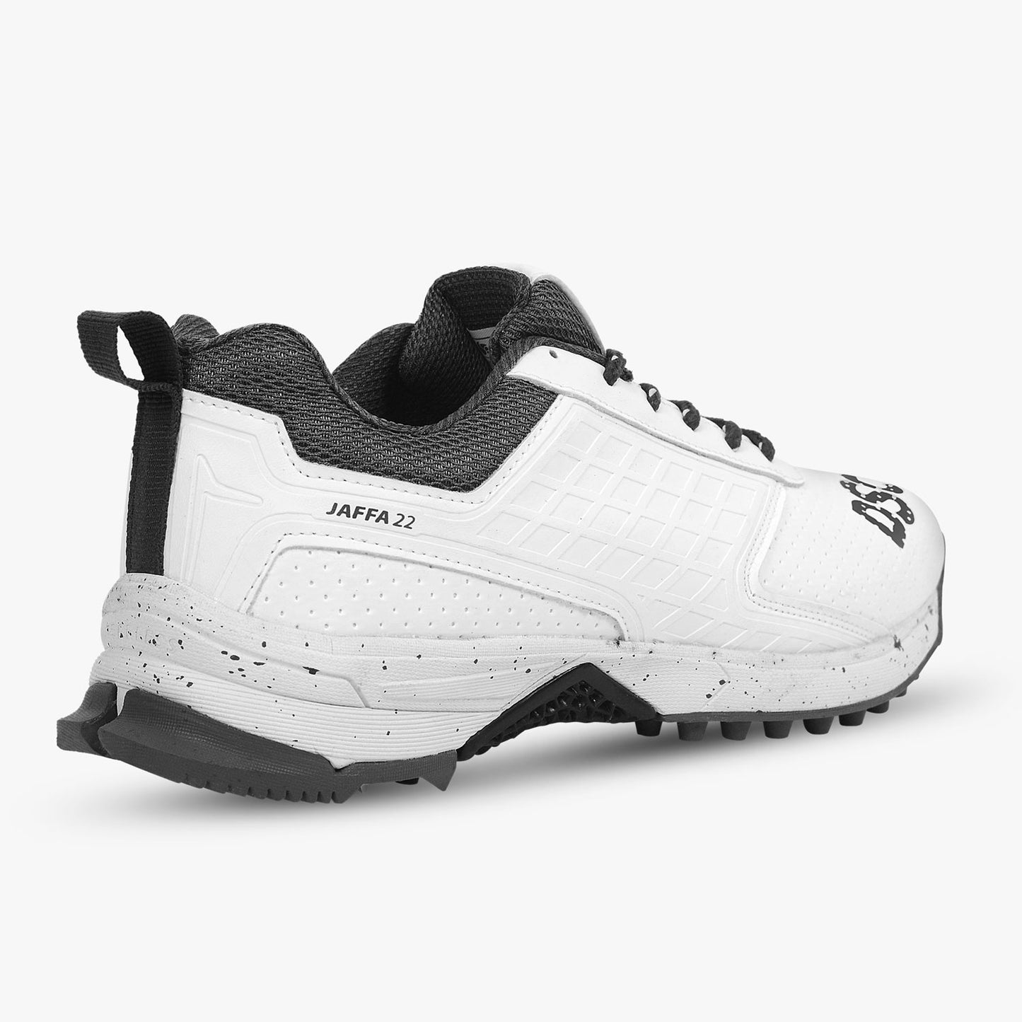 DSC Jaffa 22 Rubber Cricket Shoes - White/Grey [Sizes UK6-UK7]