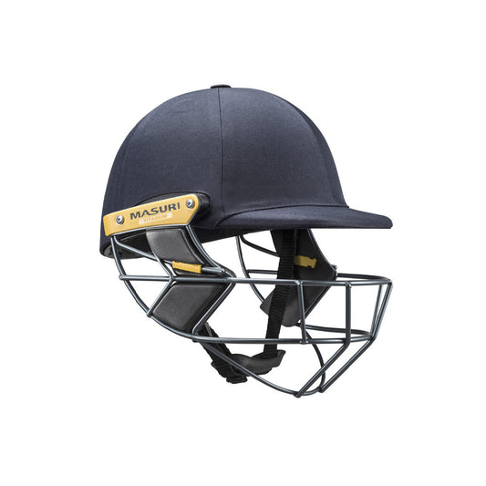 MASURI T Line Titanium Cricket Helmet Navy - Senior