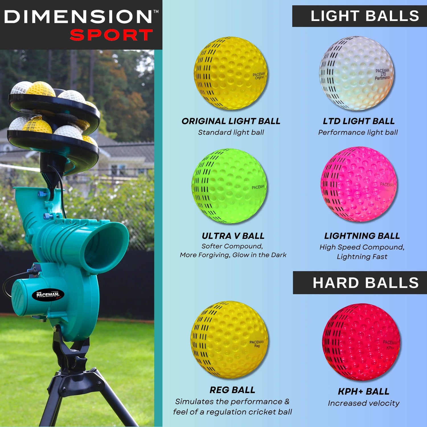 PACEMAN Ultra-V Light Ball Green (12-Pack)