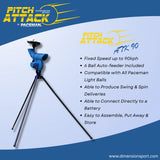 PACEMAN Pitch Attack ATK90 Cricket Bowling Machine
