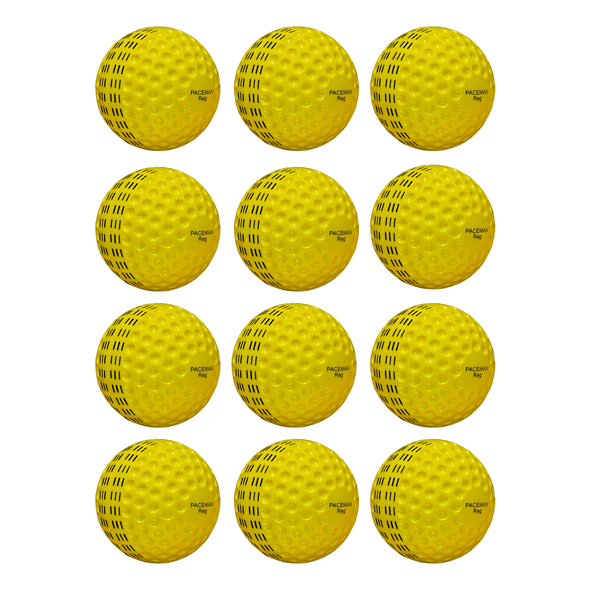 PACEMAN Reg Hard Ball Yellow (12-Pack)