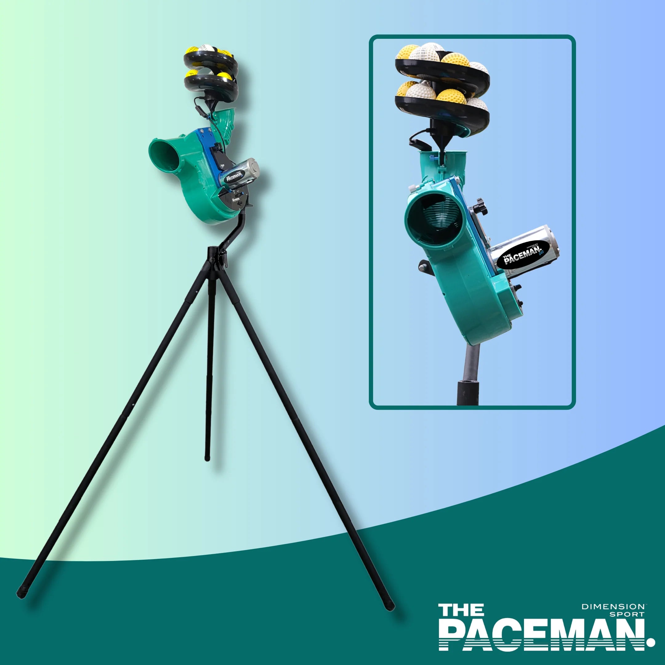 PACEMAN 245 Edge Cricket Bowling Machine