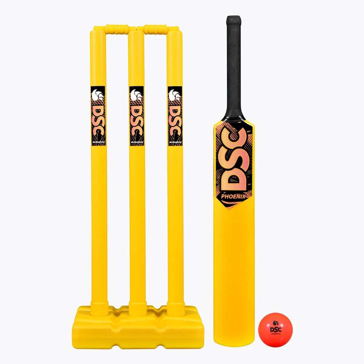 DSC Phoenix Plastic Junior Cricket Set [Sizes 2 - 6]