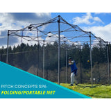 PITCH CONCEPTS SP6 Folding/Portable Batting Net