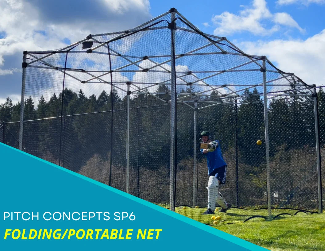 PITCH CONCEPTS SP6 Folding/Portable Batting Net