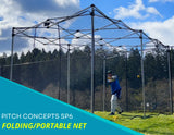 PITCH CONCEPTS SP6 Folding/Portable Batting Net