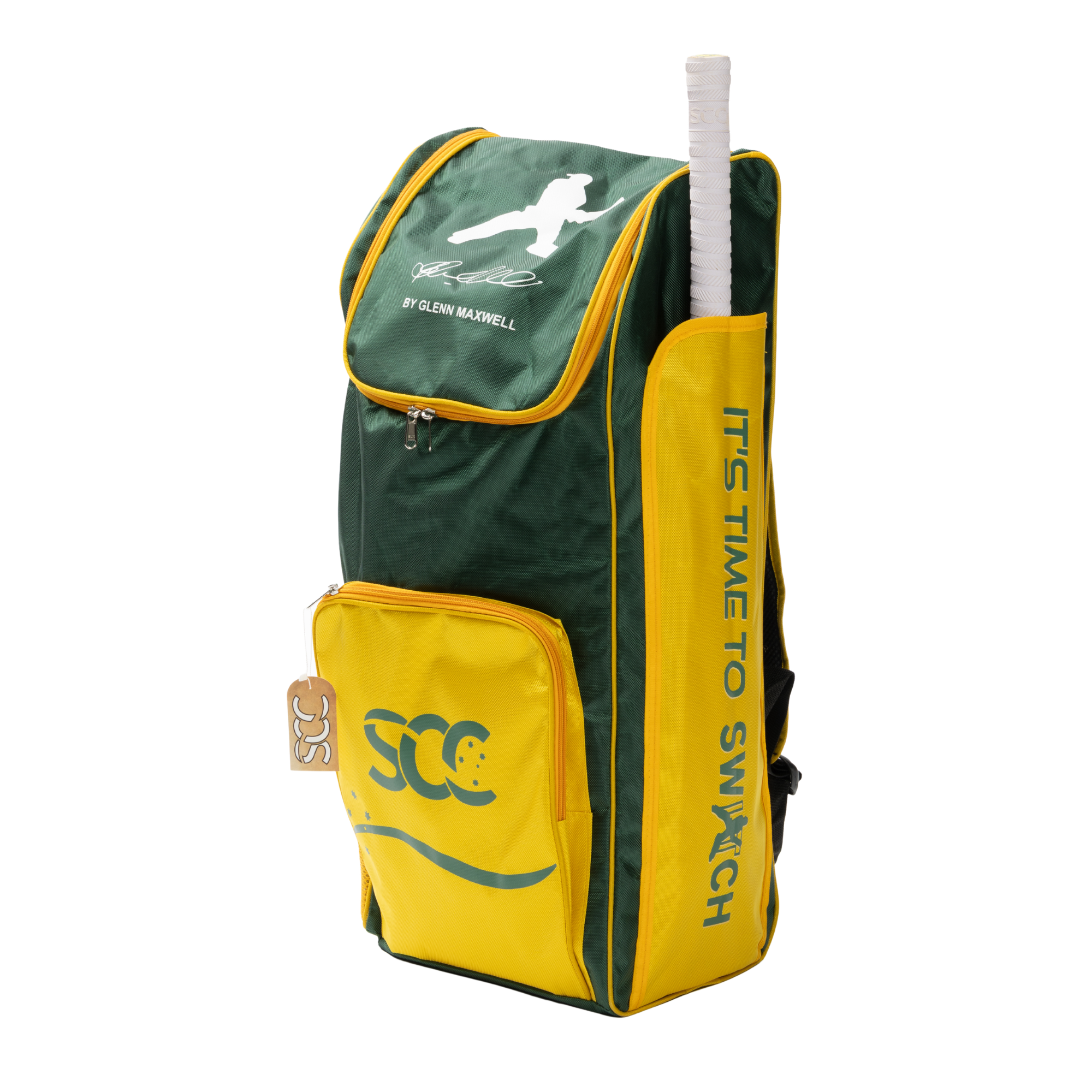 SCC Switch Rush Gold Kashmir Willow Ambidextrous Cricket Kit '26/27 - Youth