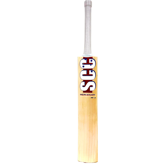 SCC Mercenary 1.0 MM Grade 1 English Willow Cricket Bat - Short Handle