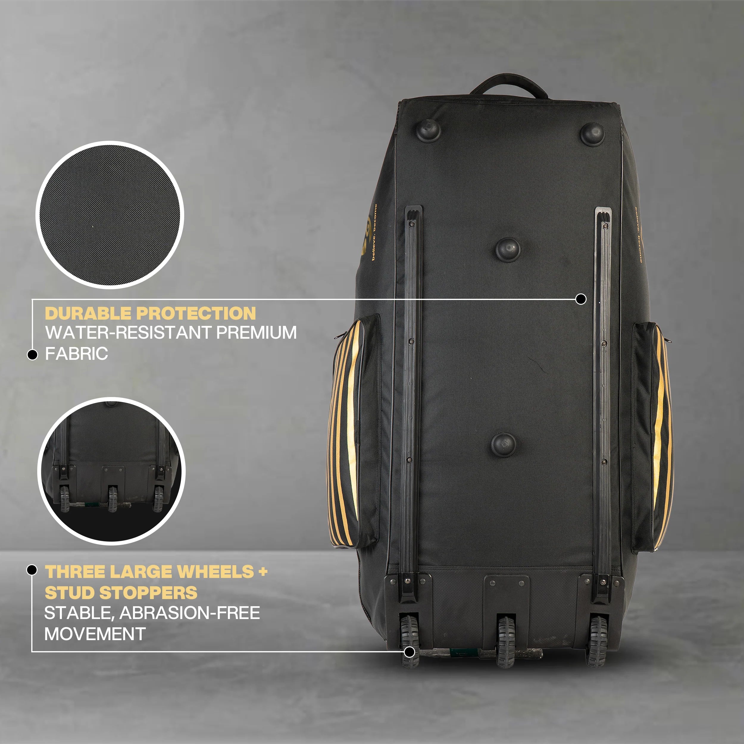 SG 22 YARD X11 Wheelie Kit Bag - 101 x 40 x 35cms