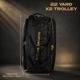 SG 22 YARD X2 Wheelie Trolley Kit Bag - 91 x 34 x 38cms