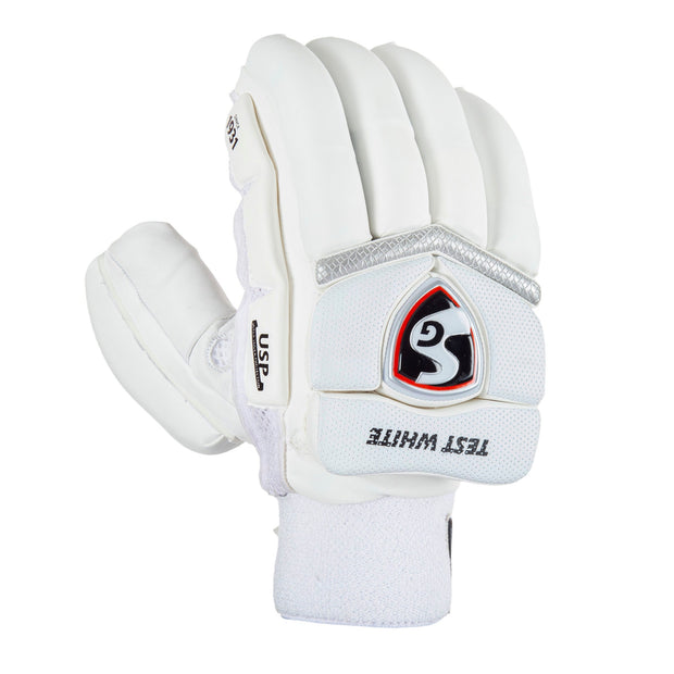SG Test White Batting Gloves - Adult
