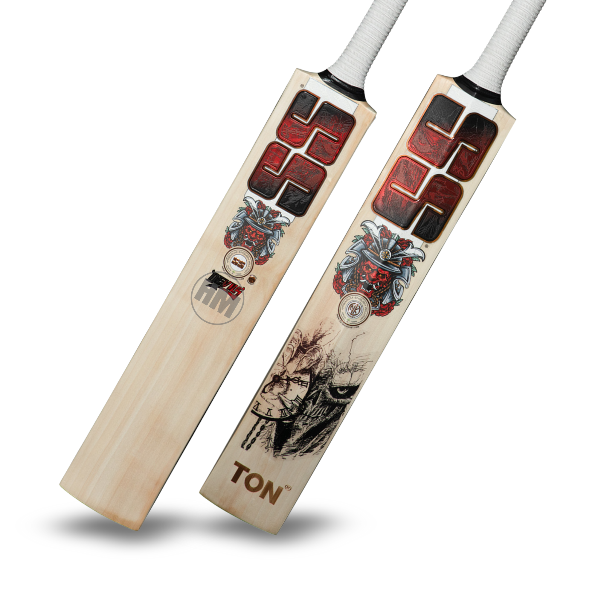 SS Devils Grade 2 English Willow Cricket Bat '25 - Short Handle ...