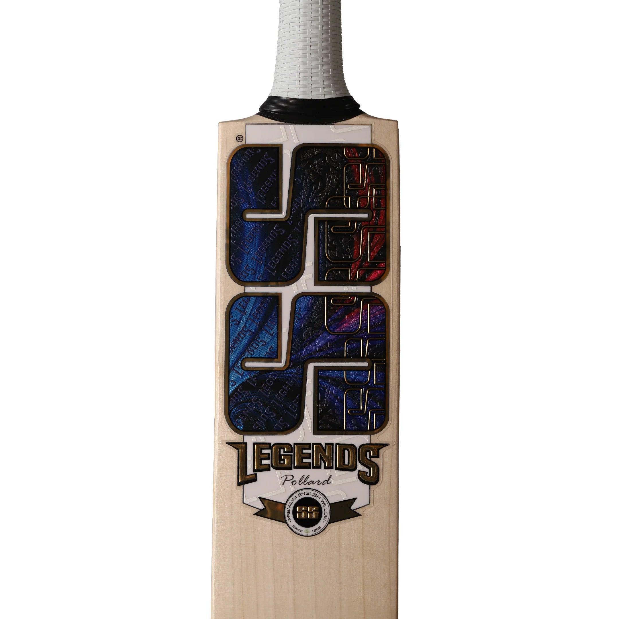 SS Legends Kieron Pollard Grade 1 English Willow Cricket Bat - Adult