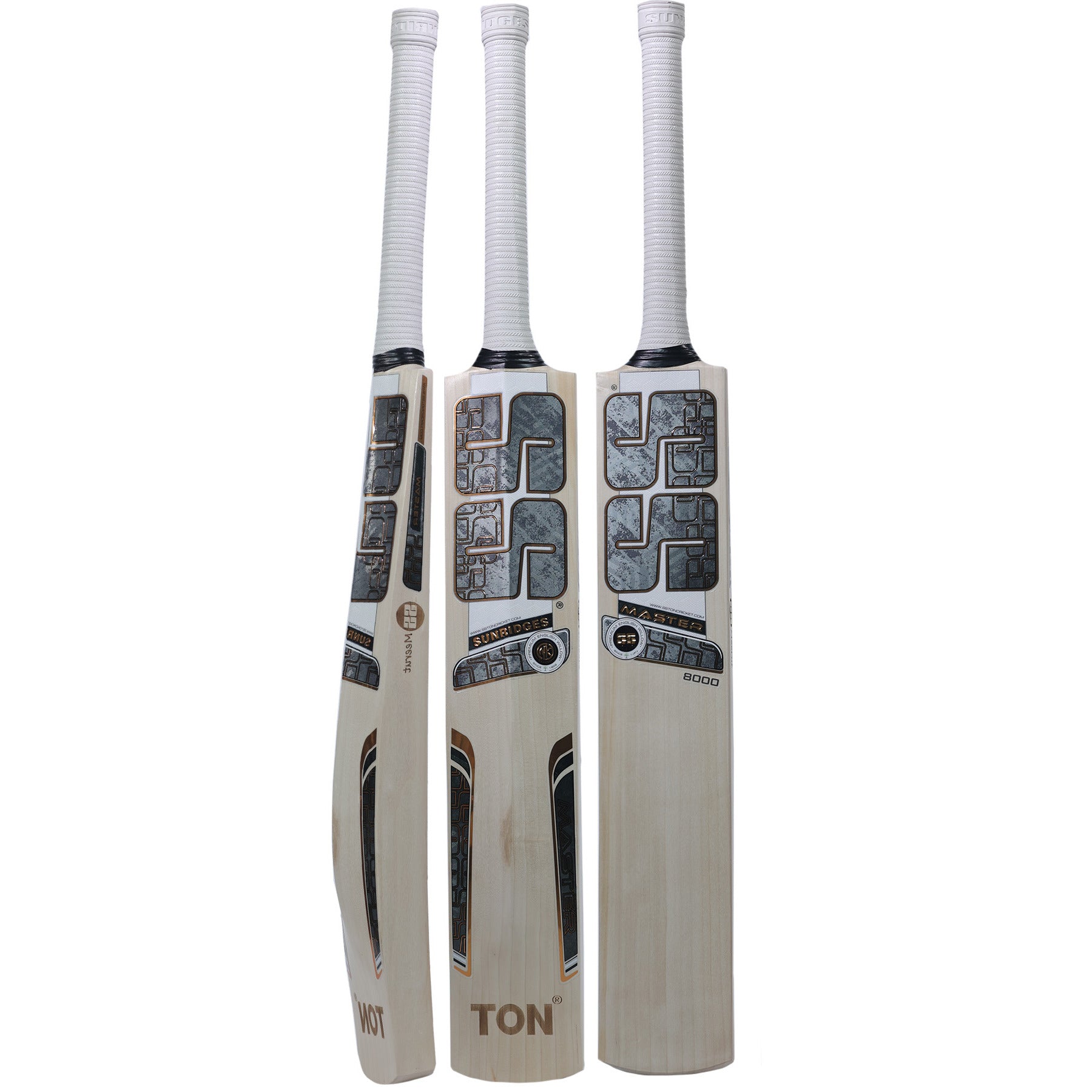 SS Master 8000 Grade 1 English Willow Cricket Bat '25 - Short Handle