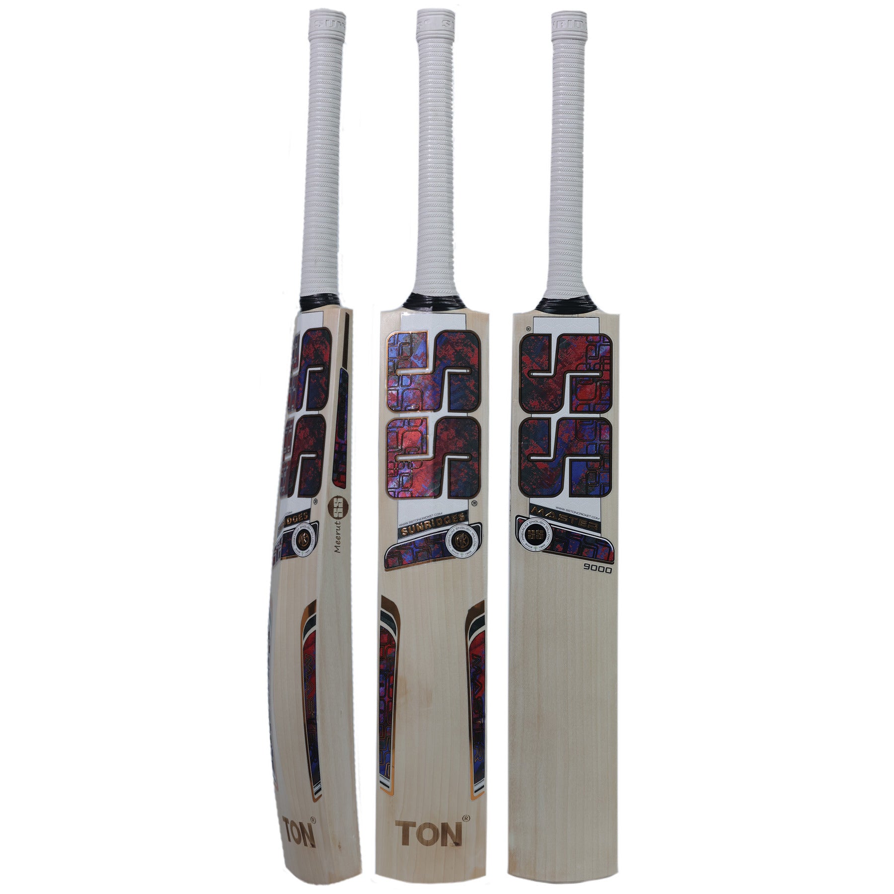 SS Master 9000 Grade 1+ English Willow Cricket Bat '25 - Short Handle