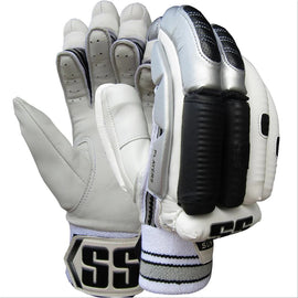 SS Players Edition Batting Gloves Silver/Black - Adult